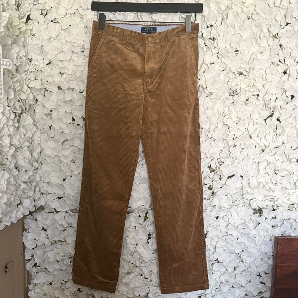 Boys to Polo by Ralph Lauren Tan Corduroy Pants
